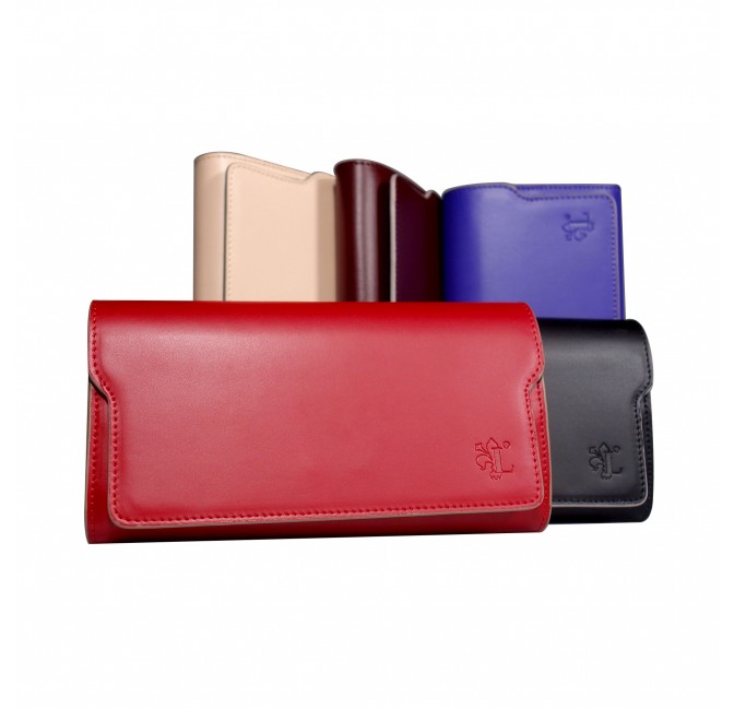 "RUGA" BOX LEATHER CONTINENTAL WOMAN WALLET