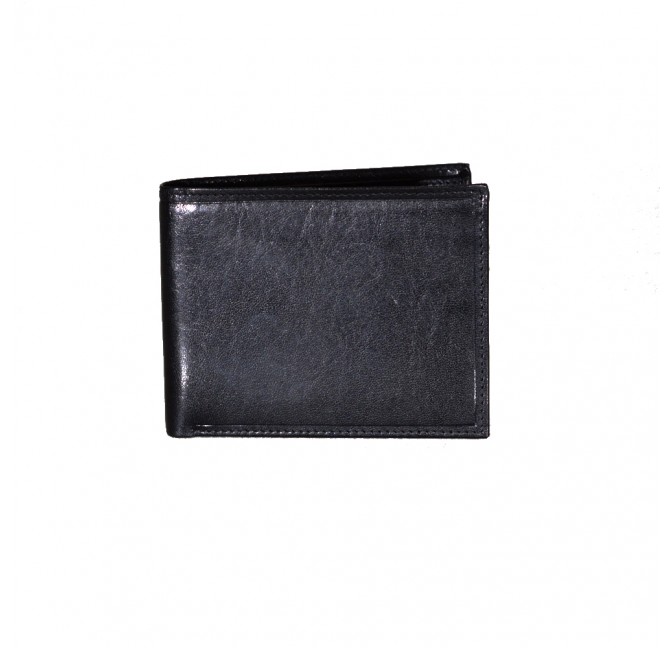 HAND PADDED COWHIDE RFID TRIFOLD MAN'S WALLET