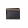 LEATHER MAN'S WALLET WITH FRONT HIDDEN POCKEY