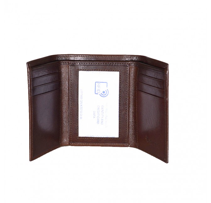 TUSCAN TANNAGE VEINED COWHIDE MAN'S WALLET