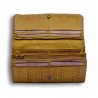 WOVEN LEATHER LARGE LADY'S WALLET