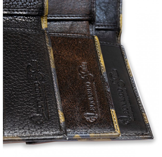 ONLY FOR THE WEB PRINTED CALFSKIN MAN'S WALLET