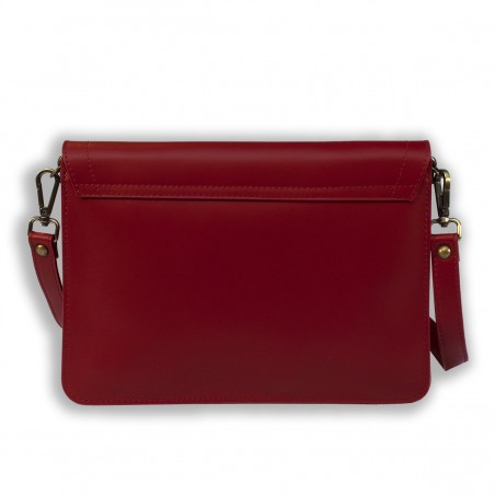 RUGA LEATHER FLAP OVER DRESSY LADY'S BAG